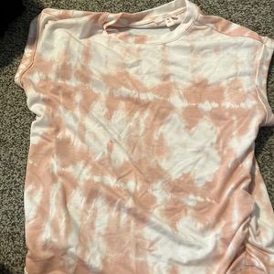 Pink and white marble shirt